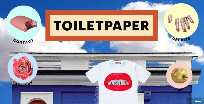 Toilet Paper Magazine site